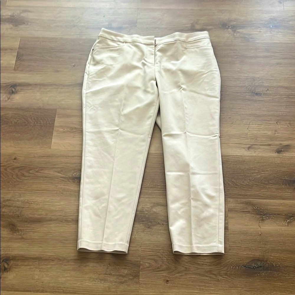 Rafaella Cream Curvy Pants